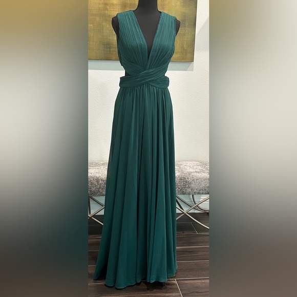 Lulus Maxi Vivid Imagination Green Dress NWOT Medium 💕 - Picture 6 of 10